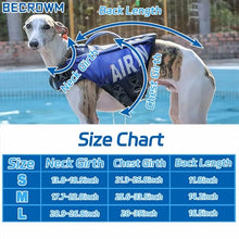 Load image into Gallery viewer, BECROWM Dog Life Jacket Ripstop Dogs Life Vest for Swimming Boating Dog Safety Vest Adjustable Preserver with High Buoyancy and Durable Rescue Handle for Small,Medium,Large Dogs (Small)
