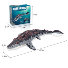 Load image into Gallery viewer, Dinosaur Toys, Upgrade Remote Control Water Toy, RC Dino with Light and Spray Water for Swimming Bath Lake Ocean
