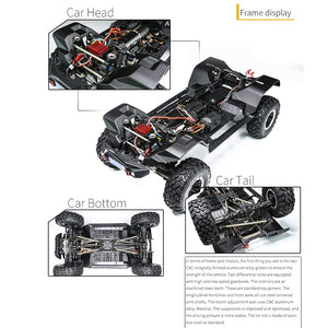 1:8 Remote Control Car for Kids Adults, High Speed Monster Trucks 4x4 Off-Road Hobby Fast RC Car,2.4GHz 4WD All Terrain Electric