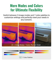 Load image into Gallery viewer, HF96V Thermal Camera with Visual Camera &amp; Laser Pointer, Intelligent Scene Detection
