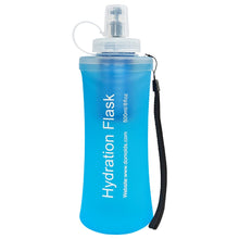 Load image into Gallery viewer, GUYI 500ml Collapsible Water Filter Bottle, Removes Impurities, BPA Free, Ultralight for Hiking, Camping, Cycling &amp; Travel-Blue
