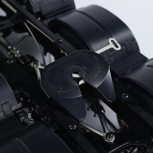 1/14 RC Tractor Truck for 3363 1851 Heavy Metal Chassis 3-Speed Transmission Lock Differential Front Hook Equipment Rack Light Sound