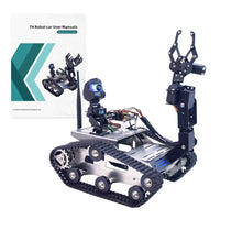 Load image into Gallery viewer, Robot Kit FPV Robot Car Kit with Robotic Arm HD Camera for Mega 2560, Utility Intelligent Tank Chassis Robotics Vehicle
