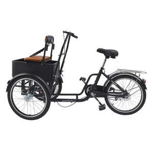 Bruce & Shark Multi-Purpose 3 Wheel Tricycle with Basket, 20 Inches Wheel,Rear Brake,Bearing Weight 330lbs