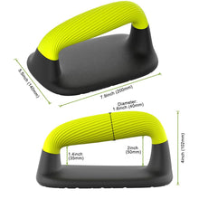 Load image into Gallery viewer, Lifeswell Push Up Bars – Ergonomic Pushup Handles for Floor Strength Training, Non-Slip Push-Up Stands with Soft Grip, Pushups Bars for Home Gym Workout, Neon Green
