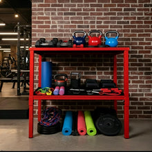 Load image into Gallery viewer, OGODU Commercial Heavy Duty Adjustable Dumbbell Stand &amp; Kettlebell Stand, Adjustable Dumbbell Weight Rack, Kettlebell Storage Rack, Weight Rack for Garage/Home Gym/Commercial with Non-Slip Base, Anti-Tip Safety &amp; Space-Saving Design, Weight Capacity 500/6
