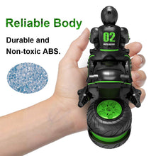 Load image into Gallery viewer, RC Motorcycle, High Speed Remote Control Motorcycle, 2.4GHz 360 Rotating Drift Stunt Car Motorbike Toy (Green)
