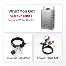 Load image into Gallery viewer, GASLAND BE158S Tankless Water Heater Propane | CSA Certified | 6L 1.58 GPM
