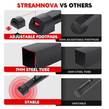 Load image into Gallery viewer, Streamnova Flat Bench, 700LBS Capacity Widened Adjustable Footrests Foldable Flat Bench For Exercise Workout, Easy Assembly For Strength Training At Home Gym

