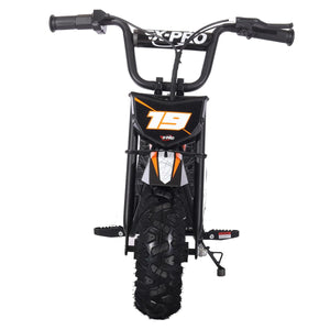 X-PRO XP250E 250W 24V Electric Dirt Bike with Chain Drive! 6.5" Wheels! Rear Disc Brakes! (Orange)