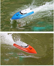 Load image into Gallery viewer, RC Remote Control Boats for Lake/Pool/Pond, 2.4 GHz High Speed Mini Outdoor Adventure Electric RC Racing Boat-Orange
