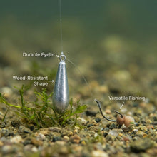 Load image into Gallery viewer, MLYLM Teardrop Drop Shot Sinkers, Lead Fishing Weights, Bass Catfish Surf
