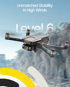 2-Axis Gimbal Drones with 4K EIS Camera, 2 Batteries 52-Min Flight Time, Brushless Motors, GPS Auto Return, Video Transmission