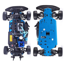Load image into Gallery viewer, Nitro RC Cars 1/10 Two Speed Nitro Gas Power Car for Adults - Fast Drift 4WD 80KM/H Metal Chassis Gas Off Road Short Course Truck (Blue)
