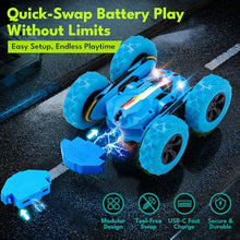 Load image into Gallery viewer, Threeking New Remote Control Car RC Flip Stunt Double Sided Driving Cars

