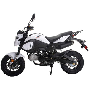 X-PRO 125cc Motorcycle Bike Dirt Bike 125cc Gas Motorcycle Bike Street Bike Adults Dirt Bike Dirtbike,White