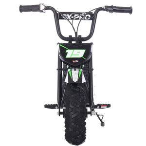 X-PRO XP250E 250W 24V Electric Dirt Bike with Chain Drive! 6.5" Wheels! Rear Disc Brakes! (Green)