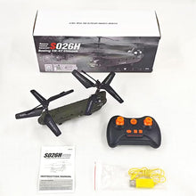 Load image into Gallery viewer, Remote Control Helicopter, S026H Military Transport RC Helicopter with Altitude Hold, One Key take Off/Landing

