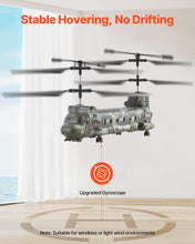 Load image into Gallery viewer, RC Helicopter, 2.4GHz Military Remote Control Helicopter, 3.5 Channel RC Airplane for Kid, 20 Mins Flight Time, One-Key Takeoff/Landing &amp; LED Lights
