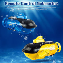 Load image into Gallery viewer, Mini Remote Control Submarine, RC Submarine Toy 4-Channel Remote Control Toy Forward/Diving
