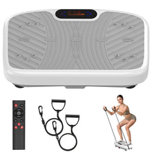 Load image into Gallery viewer, WATEYA Vibration Plate Exercise Machine, 200 Adjustable Speed Levels, 450 Lbs Capacity, Ideal for Vibration Plate for Lymphatic Drainage, Weight Loss &amp; Whole - Body Workout (White)
