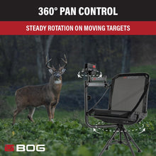 Load image into Gallery viewer, BOG DeathGrip 360 Chair with Lightweight Aluminum Construction, 4 Extendable Legs, DeathGrip Universal Gun Rest, 360 Adjustable Pivoting Seat, and Hands-Free Use During Hunting, Shooting, and Outdoors
