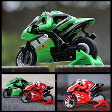 Load image into Gallery viewer, Mini Jump RC Motorcycle for Adult, Simulation Electric Remote Control Motorcycle, High Speed RC Stunt Drift Bike Racing Vehicle Model Gift
