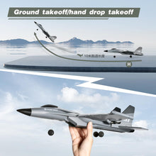 Load image into Gallery viewer, 4DRC G1 RC Plane 2.4GHz 4 Channel 6-axis Gyro Stabilizer RTF Glider Aircraft Plane Jet Fighter Toys, Easy to Fly,2 Battery
