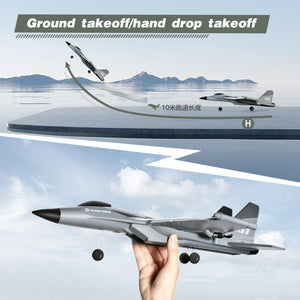 4DRC G1 RC Plane 2.4GHz 4 Channel 6-axis Gyro Stabilizer RTF Glider Aircraft Plane Jet Fighter Toys, Easy to Fly,2 Battery