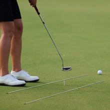 Load image into Gallery viewer, FINGER TEN Golf Alignment Sticks 43 Inch 5 Pack with Stick Cover (5 White)
