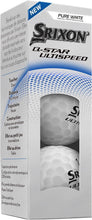 Load image into Gallery viewer, Srixon Q-Star Ultispeed Golf Balls, 36 Pack (White)
