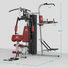 Load image into Gallery viewer, ULTRA FUEGO Multifunctional Home Gym Equipment Workout Station (138lb Home Gym Station with Power Tower)
