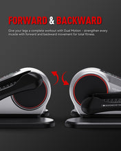 Load image into Gallery viewer, HARISON Under Desk Elliptical Machine with Multi-Functional LCD Display, Ellipse Leg Exerciser for Seniors with 12-Level Adjustable Speed and Floor Mat
