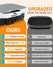 Load image into Gallery viewer, Zoomsnail Vibration Plate Exercise Machine, 8000 Vibrations/min Adjustable Fitness Platform, 400 Lbs Capacity Whole Body Workout Extra Large Size Platform with Bluetooth for Weight Loss, Women &amp; Men
