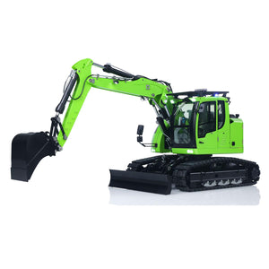 Upgraded 1/14 RC Hydraulic Excavator LR 914 5ways Valve Electric Digger Model RTR Construction Vehicle X14 Radio Battery