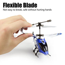 Load image into Gallery viewer, S107/S107G Phantom 3CH 3.5 Channel Mini RC Helicopter with Gyro Blue
