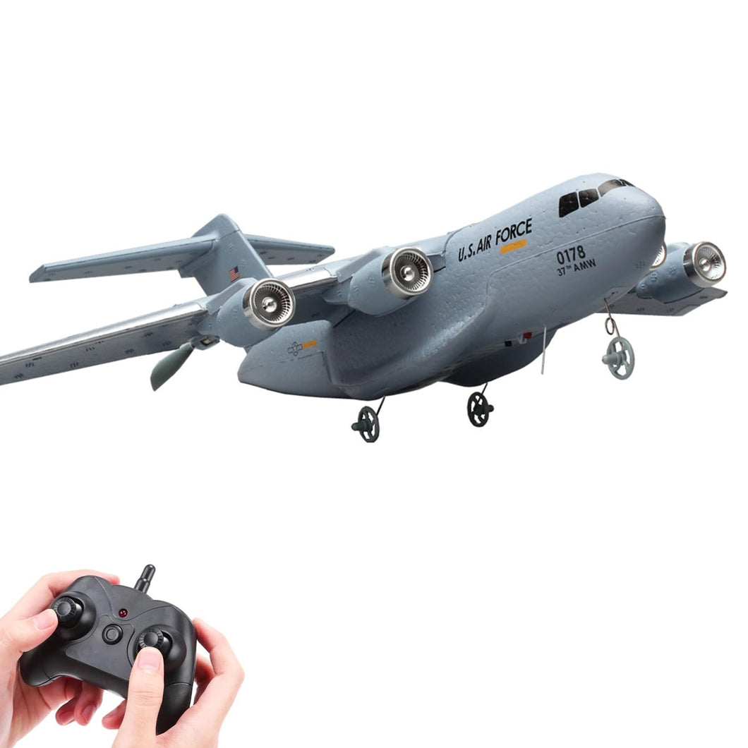 RC Plane,2 Channels Remote Control Airplane RTF,RC Airplane C-17,Remote Control Plane for Kids Adults Beginner