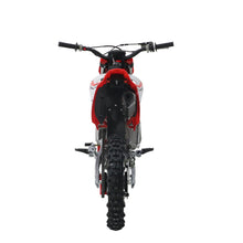 Load image into Gallery viewer, 125CC Dirt Bike Powered by ZONSEN Engine, 4-Speed Manual Clutch, Kick Start, Big 17“/14” Tires (Fully Assembly, White)
