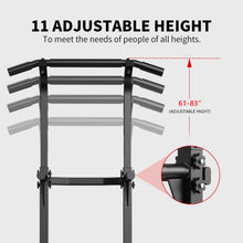 Load image into Gallery viewer, ZENOVA Pull Up Bar Dip Bar - Black
