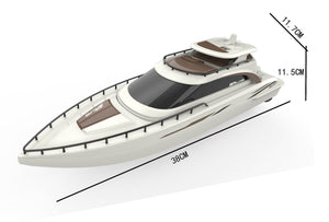 Remote Control Boat 4CH Electric Watercraft RC Sail Cruise Ship 15km/h for Lake Pool Boy Kids 8y+