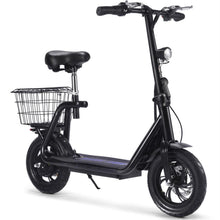 Load image into Gallery viewer, MotoTec Metro 36v 350w Lithium Electric Scooter Black

