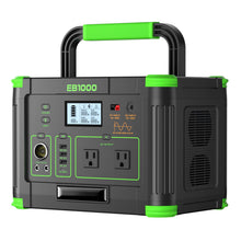 Load image into Gallery viewer, GRECELL 999Wh Solar Generator 1000W Portable Power Station for Outdoor
