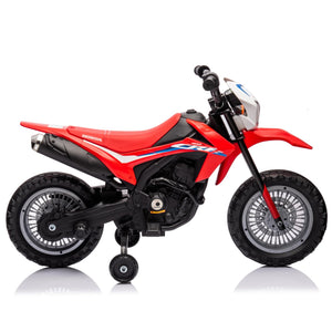 Kids Ride on Motorcycle, Electric Battery Powered Rechargeable Motorbike 6V Licensed Honda Kids Car, Red