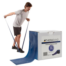 Load image into Gallery viewer, Theraband 20150 Professional Latex Elastic Fitness Band for Upper &amp; Lower Body Exercise- Blue
