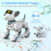 Load image into Gallery viewer, Remote Control Robot Dog Toy for Kids - Interactive Touch &amp; Follow 17 Functions Robot Dog Pet, Programmable Smart Walking
