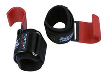 Load image into Gallery viewer, Weight Lifting Metal Hooks Heavy Duty  (RED, Women-Wrist Size Small/Medium)
