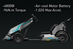Gokart Pro 2 - High-Speed Electric Go Kart for Ages 14+, Drift & Race with Speeds Up to 26.7 mph