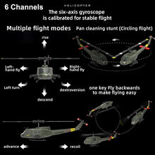 Load image into Gallery viewer, Remote Control Helicopters RC Aircraft for Adults, RC ERA C032 1/48 Scale 6CH 2.4G Gyro Stabilized Aircraft with Fly Upside Down
