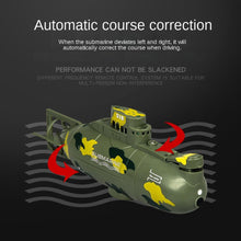 Load image into Gallery viewer, Mini Remote Control Submarine, 6-Channel Waterproof Electric Military Model, Water Diving Remote Control Toys, Fun Gifts
