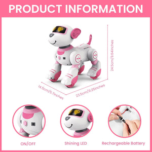 Robot Dog for Kids Age 7-8 Robot Toys Interactive Remote Control Dog Follow & Touch Function Robo Dog Pets Robotic Puppy